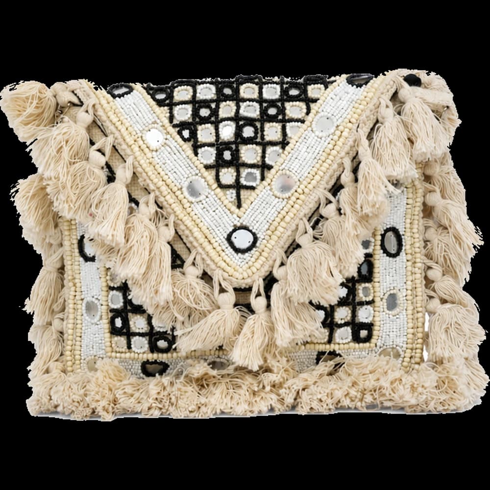 Boho Tassel Clutch