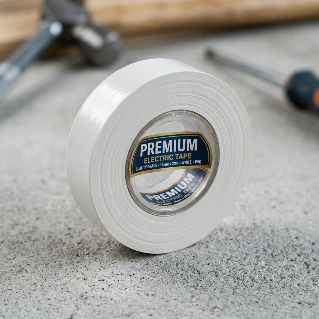 Premium White Electric Tape for warpping Tennis Ball